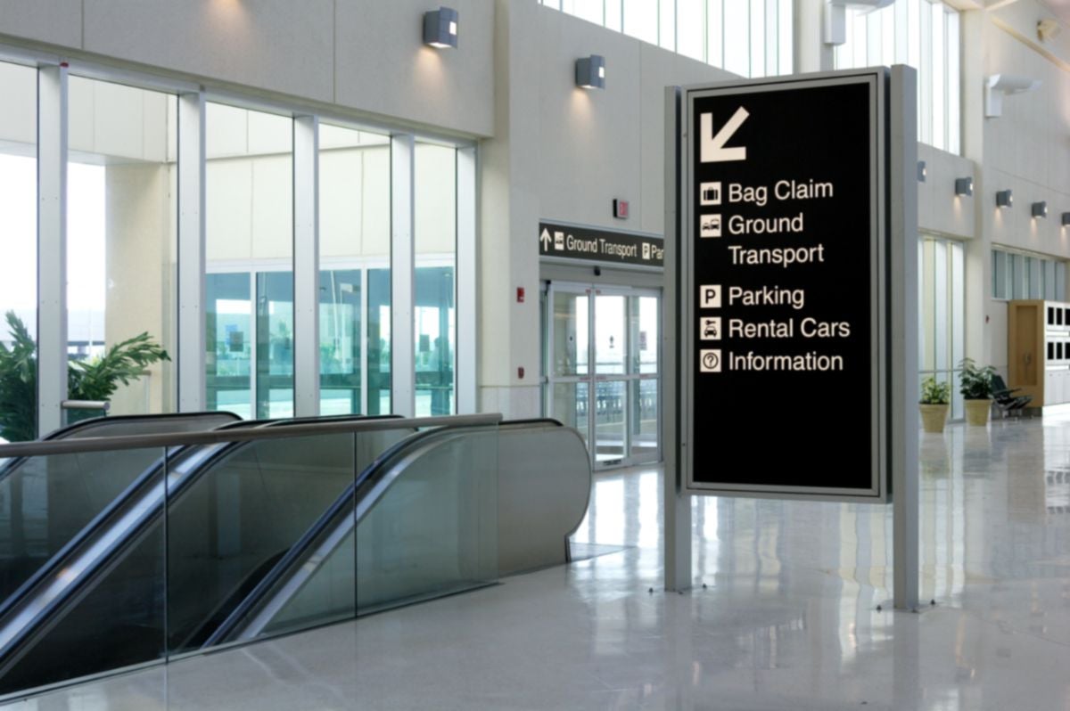 Professional Interior Business Signs at the airport in Phoenix DMA region  
