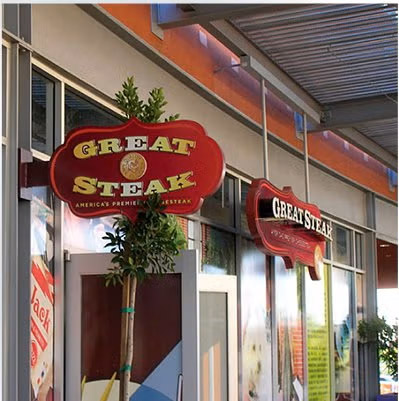 great steak sign