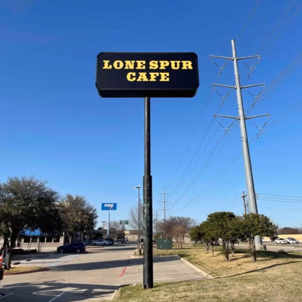 pole sign