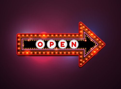 OPEN LED sign
