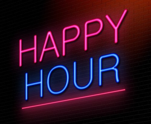 Happy Hour LED sign