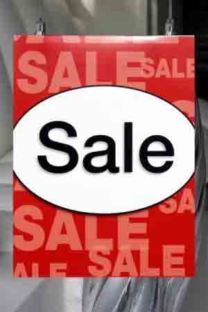 Sale sign