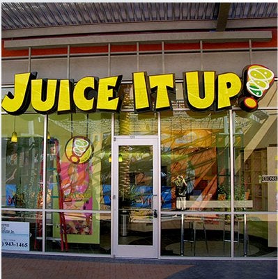 Juice It Up Illuminated Sign